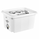 Kaanega hoiukarp Keeeper 1223610036000, 15 l, valge v., 38 x 29.5 x 29.5 cm