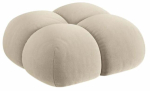 Tumba Cosmopolitan Design Loretto COS_POUF_120_F1_LORETTO2, helebeež, 90 cm x 90 cm x 40 cm