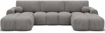 Nurgadiivan Vianetto Velour, helehall v., 177 x 319 cm x 95 cm