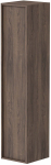 Rippuv vannitoakapp Raguvos Baldai Villa, pruun tamm v., 36.5 cm x 35 cm x 160 cm