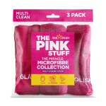 Lapp, universaalne The Pink Stuff, roosa v., mikrokiud, 3 tk