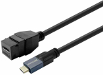 Kaabel Vivolink Pro Keystone PROKEYUSBCFM2B USB Type-C Female, USB Type-C Male, 2 m, must v.