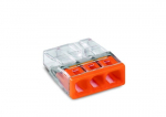 Klemm Wago, 0,5&ndash;2,5 mm&sup2;, 24 A, oranž, 50 tk