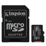 M&auml;lukaart Kingston CL10 MICRO SD + ADAPTER SDCS2, 128 GB, 100 Mb/s - 10 Mb/s