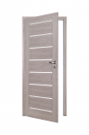 Siseukseleht PerfectDoor Mira MIRA 01, vasakpoolne, hall tamm, 203.5 x 84.4 x 4 cm