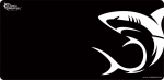 Hiirematt White Shark MP-115, 67.5 cm x 137.5 cm x 0.3 cm, valge v./must v.