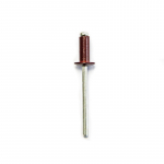 Alumiiniumist needid poolringikujulise peaga Haushalt RAL3005, 4 mm x 10 mm, 50 tk