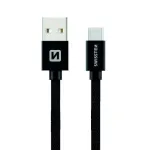 Juhe Swissten, USB Type C/USB, 20 cm, must v.