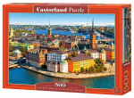 Pusle Castorland The Old Town Of Stockholm 500 el. B-52790, 500 tk