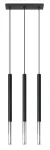 Valgusti rippuv Sollux Mozaica 3L, G9, 3 x 40 W, must v./kroom v. / must v.
