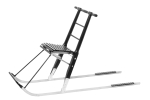 Metallist kelk Atom 008903, must v., 137 cm x 45 cm