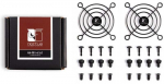 Ventilaatori v&otilde;re Noctua NA-FG1-6 Sx2 60mm, must, 2 tk