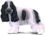 M&auml;ngukujuke Collecta English Cocker Spaniel 88070, 5 cm, valge v./must v.