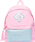 Kooli seljakott Amelie MARE0041, sinine/roosa, 37 cm x 12 cm x 40 cm