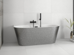 Vann, teisaldatav Besco Vica Glam, 170 cm x 80 cm x 58 cm, ovaalne, h&otilde;be
