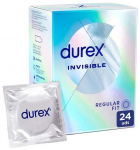 Kondoomid Durex Invisible, 52 mm, 24 tk
