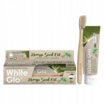 Hambapasta koos hambaharjaga White Glo Hemp Seed Oil, 115 ml