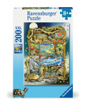 Pusle Ravensburger Reptiles, 49 cm x 36 cm, 200 tk, mitmev&auml;rviline