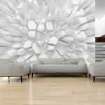 Fototapeet Artgeist White Dahlia, 70 cm x 70 cm