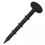 Tihvt-ankur kinnitamiseks Springos AG0042, 15 cm, pol&uuml;prop&uuml;leen (pp), must v., 50 tk