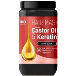 Juuksemask Bio Naturell Black Castor Oil & Keratin, 946 ml