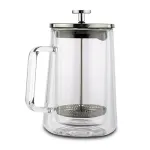 Kohvikann French Press Nava Acer, 1 l, l&auml;bipaistev v./h&otilde;be v.