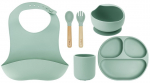 N&otilde;ude komplekt Momi Ami AKCE00045, 6+ kuud, puit/silikoon, roheline v.