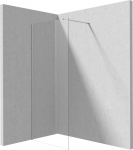 Du&scaron;isein Deante Prizma Walk-in, 80 cm x 195 cm, kroom v./karastatud