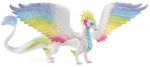 M&auml;ngukujuke, draakon Schleich Bayala Rainbow Dragon, 25 cm, valge v./mitmev&auml;rviline