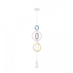 Valgusti rippuv Candellux Lighting Hoops 5, E27, 1 x 20 W, mitmev&auml;rviline