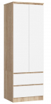 Riidekapp Akord Furniture Factory Star K60, tamm v., 60 cm x 51.5 cm x 180 cm