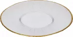 Taldrik prae Home Styling Collection Datura, &Oslash; 32 cm, l&auml;bipaistev v./kuldne v.