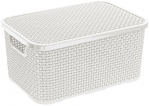 Hoiukorv, esemete hoidmiseks Branq Rattan, 19 l, beež v., 38 x 27.8 x 18.5 cm