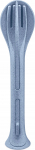 Matka s&ouml;&ouml;giriistade komplekt Koziol Klikk Organic, plastik, 3 cm, sinine v., 3 tk