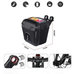 Jalgratta raami kott, rooli jaoks Wild Man GS9 GT001160, et&uuml;leenvin&uuml;&uuml;latsetaat (eva)/tpu/&ouml;ko nahk, must v.