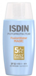 P&auml;ikesekaitsekreem tooted n&auml;ole Isdin Photoprotector Fusion Water Magic SPF50, 50 ml