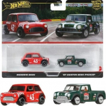 Autode komplektid Mattel Hot Wheels Car Culture JBK97, punane v./roheline v.