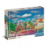 Pusle Clementoni Barcelona Park Guell 39954, 50 cm x 70 cm, 1000 tk, mitmev&auml;rviline