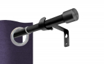 Kardinapuu komplekt Karpol, 200 - 350 cm, &Oslash; 19 mm, must v.