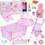 Nukk - imik koos tarvikutega TuTu ZA5916, 31 cm, roosa v.