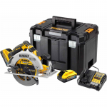 Ketassaag Dewalt DCS573H2T, 18 V, joonlauaga