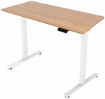 Arvutilaud reguleeritava k&otilde;rgusega Home4you Ergo Fit K18717, 120 cm x 60 cm, 71.6 - 116 cm, tamm v./valge v.