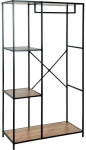 Raamaturiiul Home Styling Collection, pruun v./must v., 167 cm x 90 cm x 40 cm