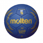 K&auml;sipalli pall Molten H3A5000-B, 3 suurus, sinine v./kuldne v.