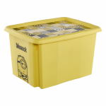 Kaanega hoiukarp Keeeper 1223820536100, 30 l, kollane v., 45 x 35 x 27 cm