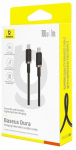 Juhe Baseus Dura P10377803U01-00, 2 x USB Type C, 100 cm, must v., 100 W