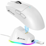 Juhtmevaba m&auml;nguhiir Attack Shark X11, 2.4 ghz / bluetooth / usb, valge v.