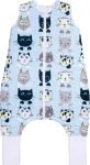 &Otilde;huke magamiskott beebile Pulp Cats 40005-19, sinine v./valge v./must v., 84 cm x 46 cm