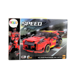 Konstruktor Lean Toys 2in1 GT3, 335 tk, punane v.