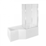 Vannisein Besco Ambition Premium 3, 130 cm x 140 cm x 0.4 cm, l&auml;bipaistev v./kroom v.